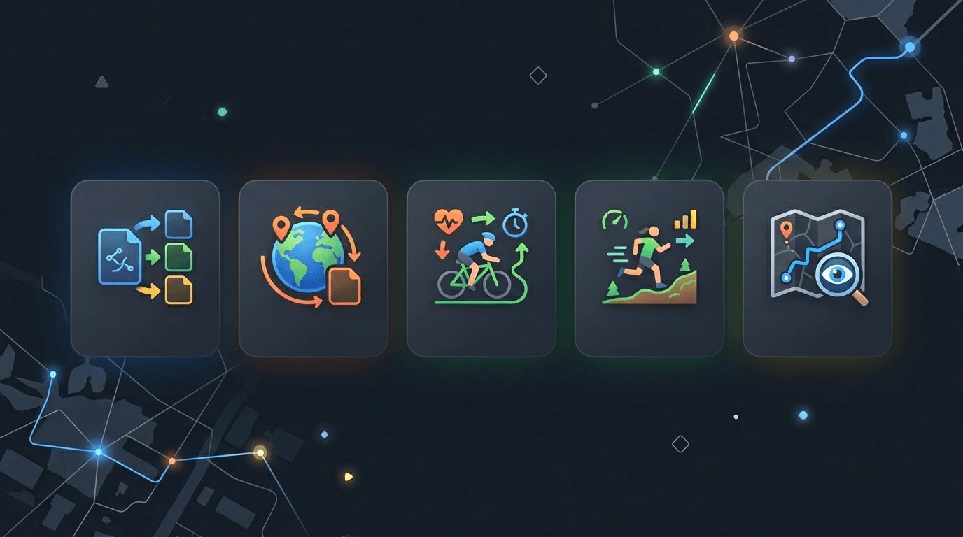 無料ツール：フォーマットコンバータとGPXビューア