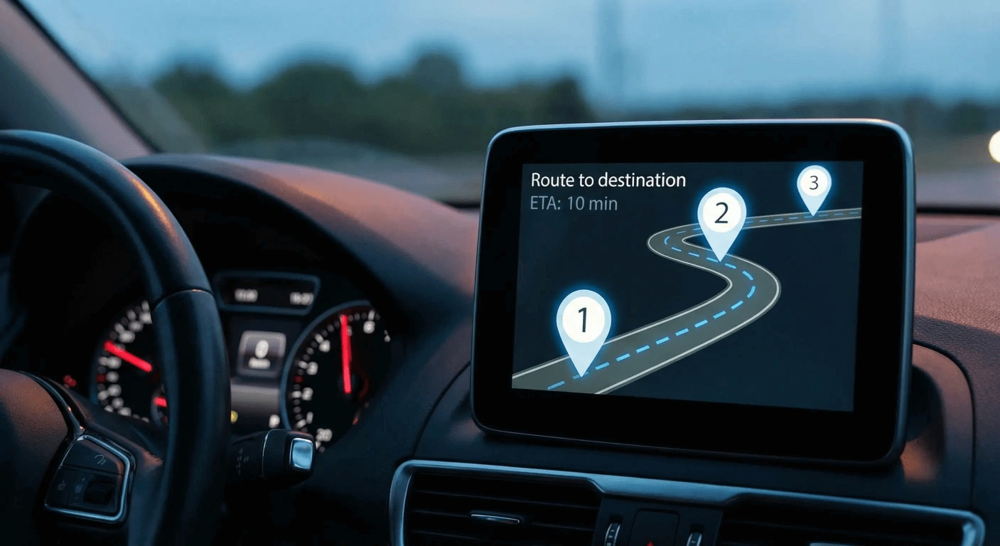 ルートフォーマット：ドライブのキーとなるウェイポイント