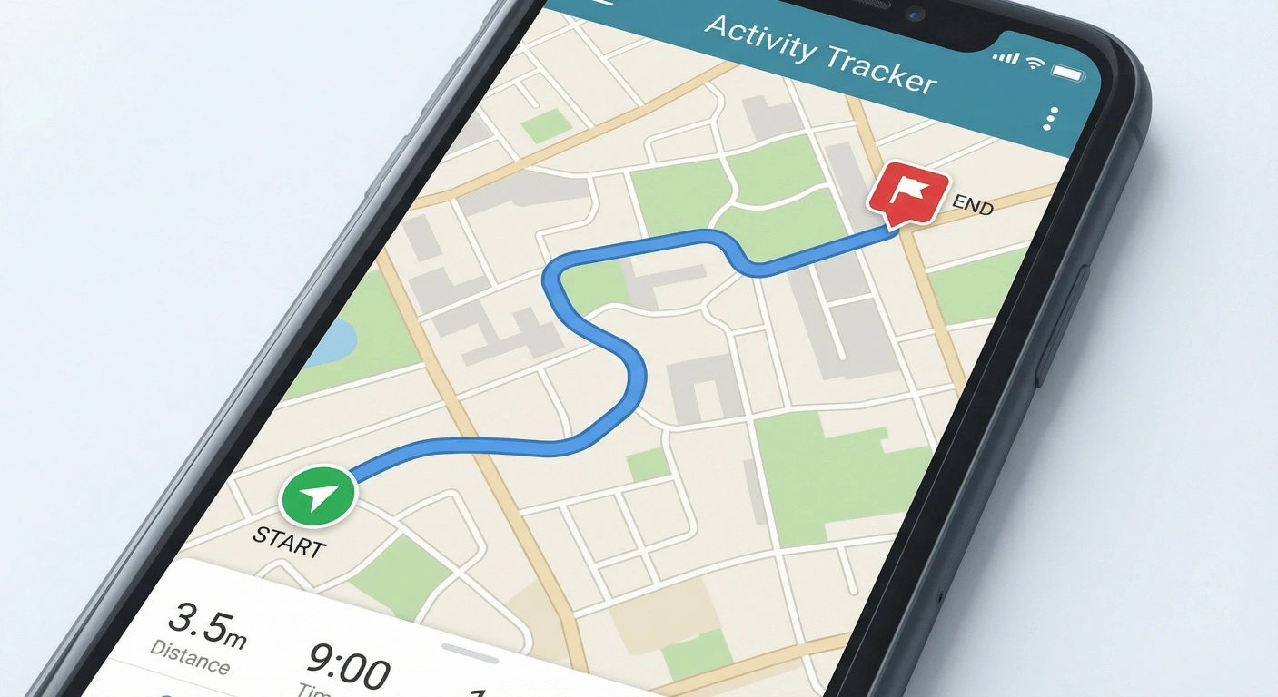 トラック形式：ウォーキングとサイクリングのためのフルパス