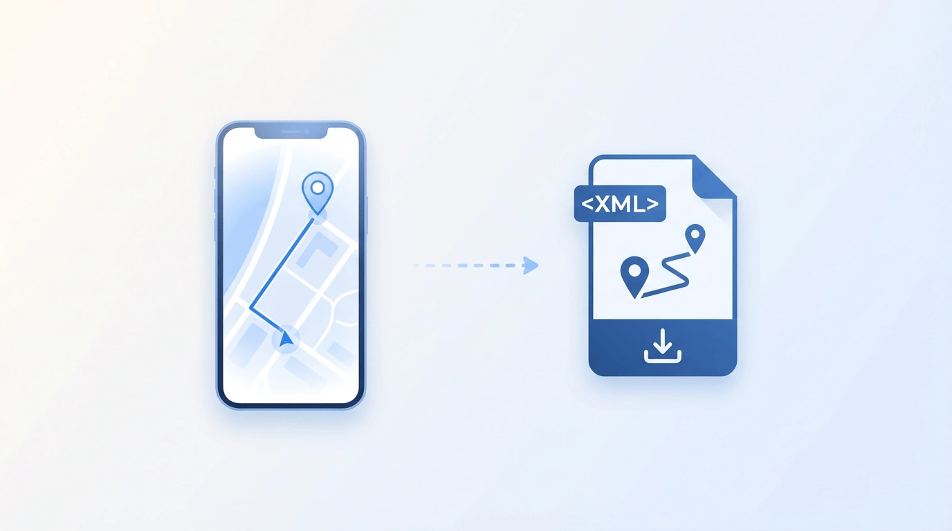 GMaps-zu-GPX-Konverterbereich auf der Website